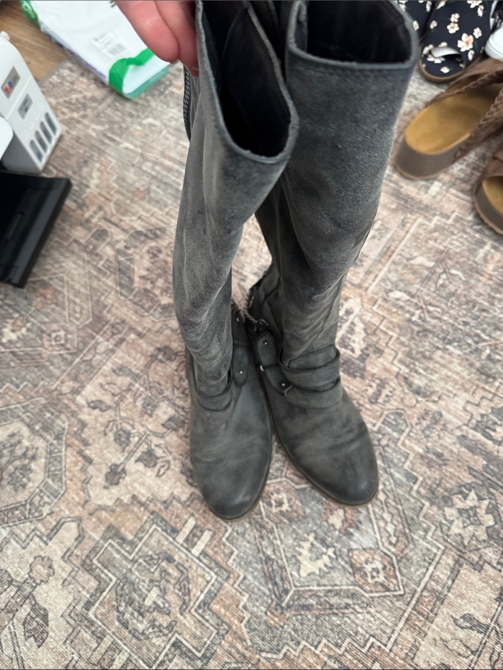 Canon Women's Gray Over-the-Knee Boots